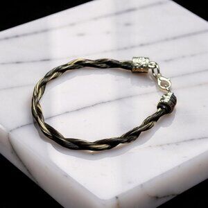 Ready to Ship – 7.5" Twisted Horsehair Handcrafted Bracelet